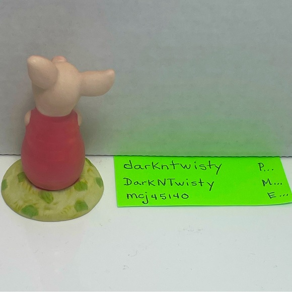 BNWT Vintage Piglet bisque figurine Classic Winnie the Pooh collection - Picture 4 of 9